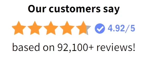 4.9 out of 5 stars — 42,000+ verified reviews